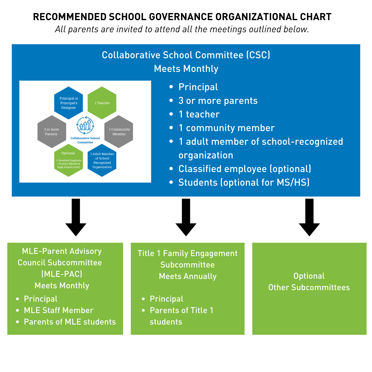 School Governance Org Chart 